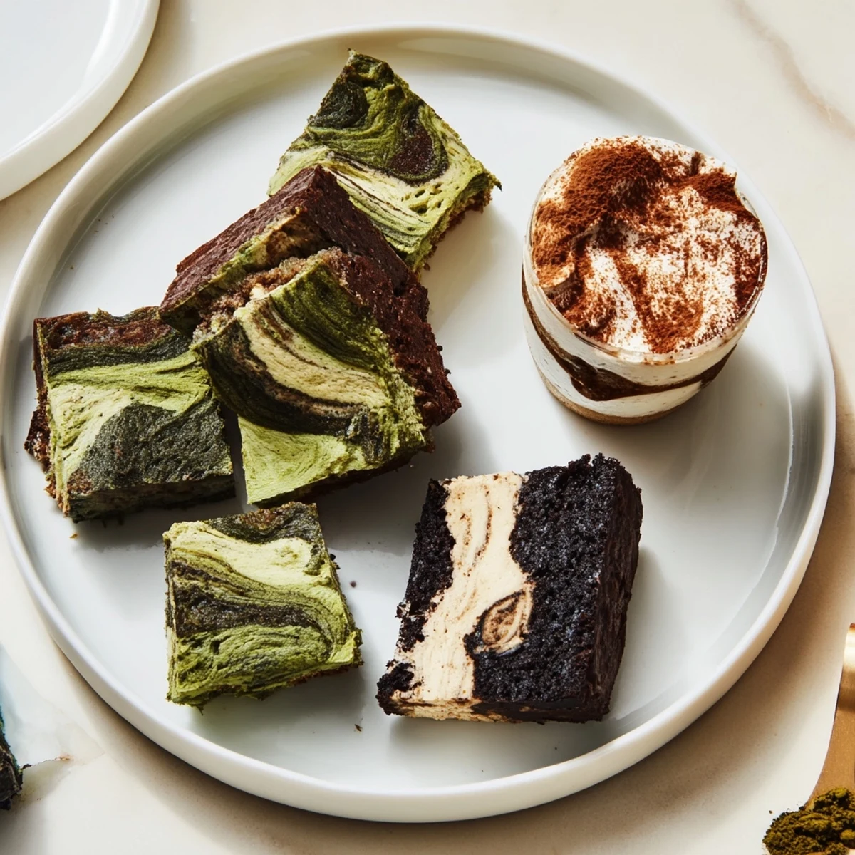 Irresistible black sesame cheesecake bars, boasting a creamy filling on a crunchy chocolate crust.