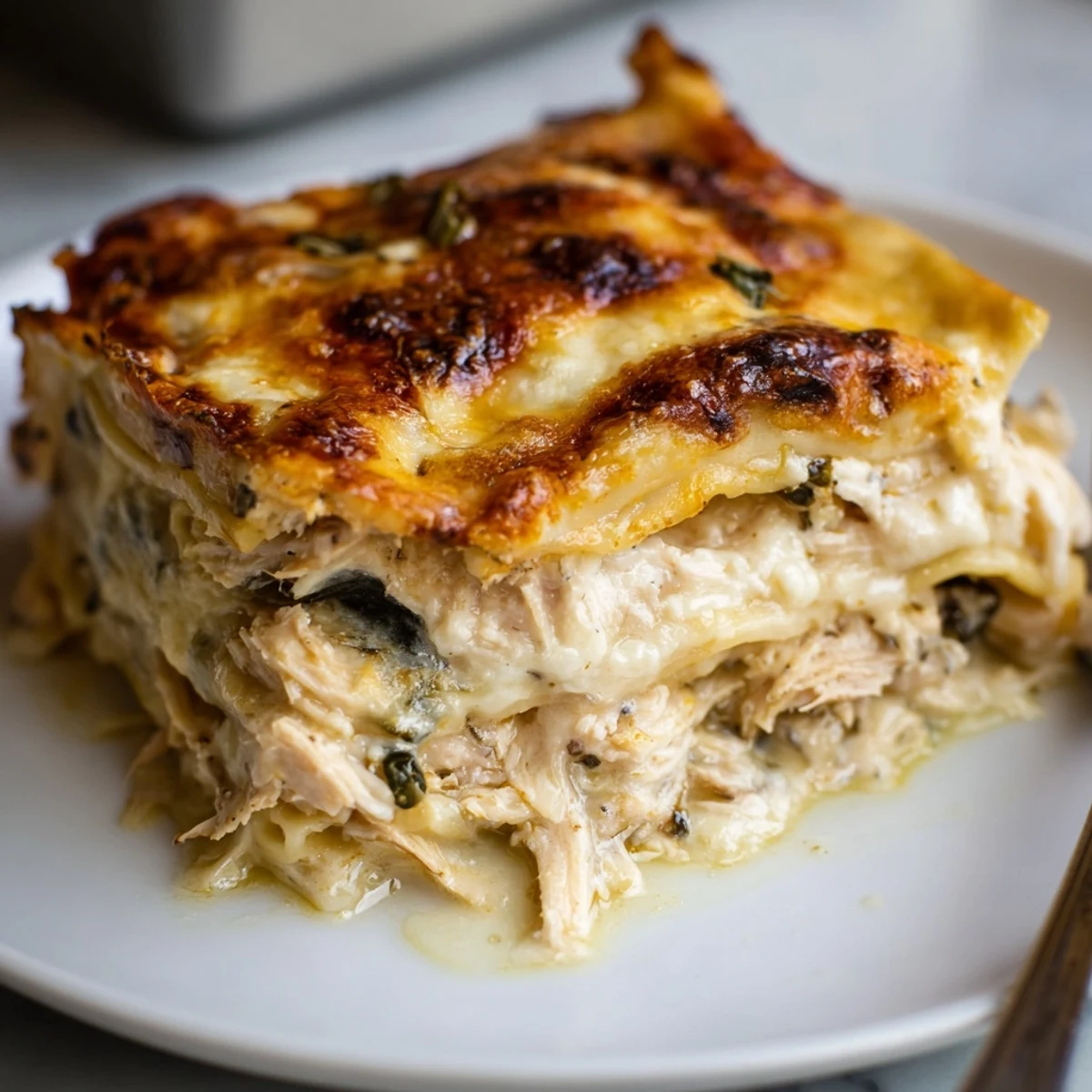 Rosemary Chicken Lasagna Twist