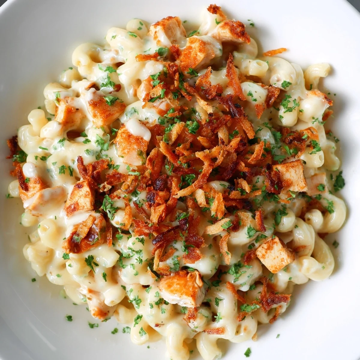 Honey BBQ Chicken Mac Cheese