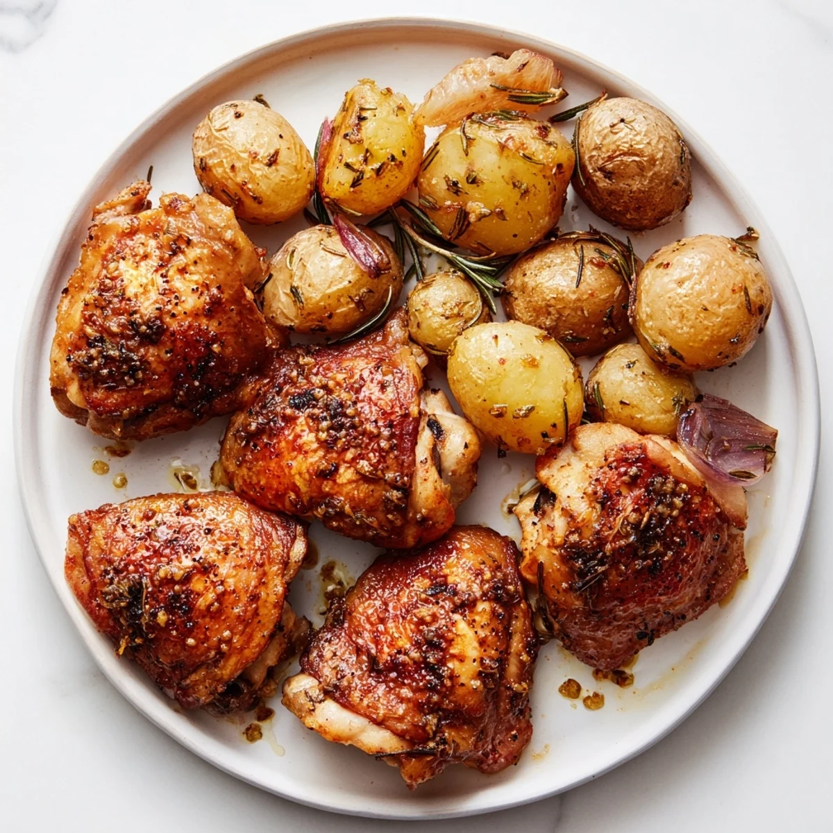 Honey Mustard Chicken Potatoes