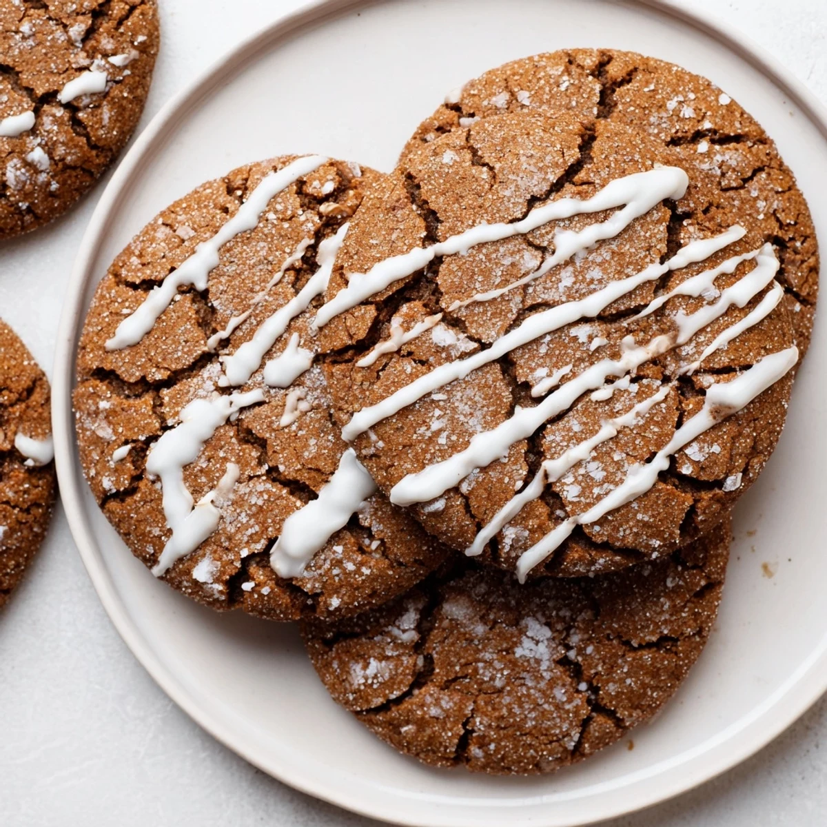 Soft spiced gingerbread latte