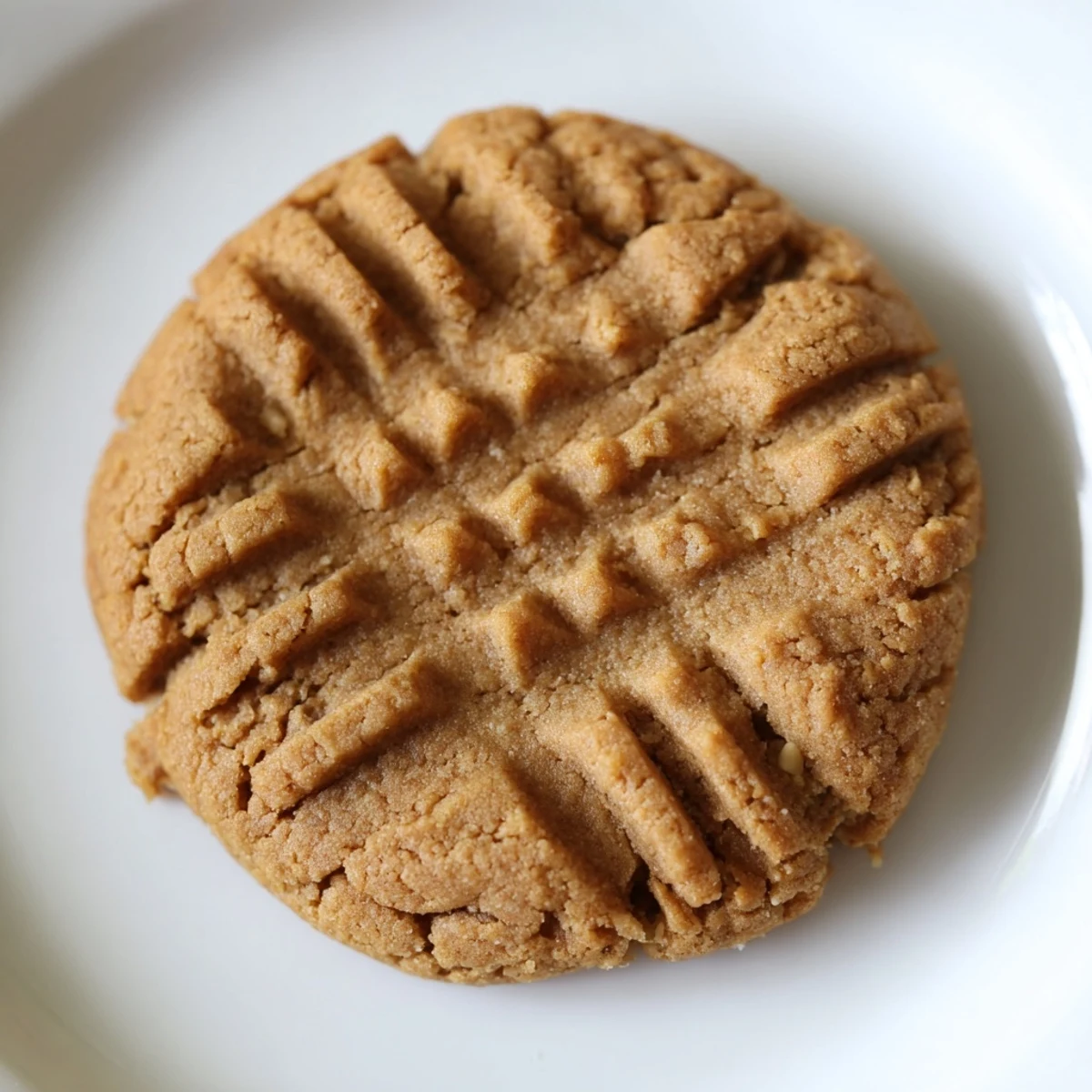 Warm, golden-brown flourless peanut butter cookies, perfectly arranged and ready to enjoy.