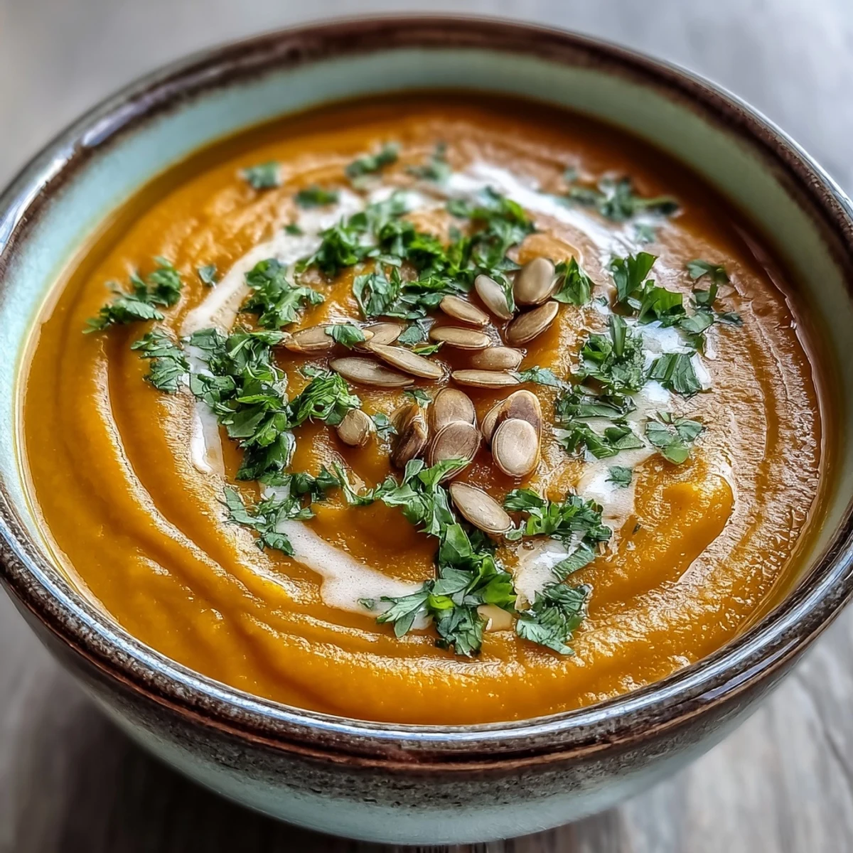 Warm Carrot Ginger Soup, capturing the vibrant steam rising from a comforting bowl.