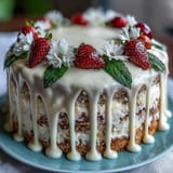 Spring Cake Floral Drip