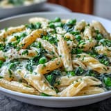 Vibrant One-Pot Lemon Ricotta Pasta with fresh lemon zest, perfect for a quick meal.