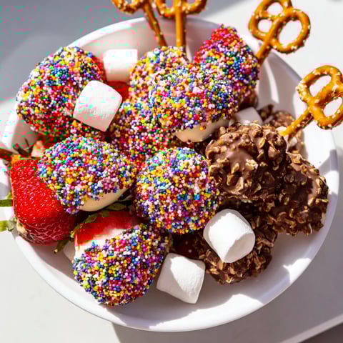Vibrant Rainbow Sprinkle Party Board, overflowing with dipped treats and colorful sprinkles, perfect for sharing.