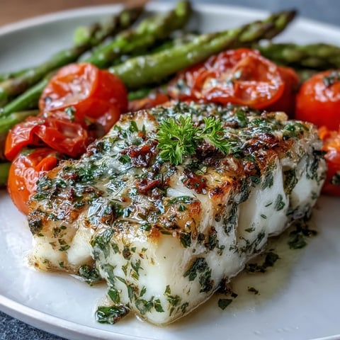1. Baked Lemon Herb Cod with Sheet Pan Asparagus and Cherry Tomatoes, featuring tender flaky fish seasoned with fresh lemon and herbs, paired with vibrant roasted vegetables.  