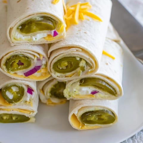 Pickle Cheese Tortilla Wraps