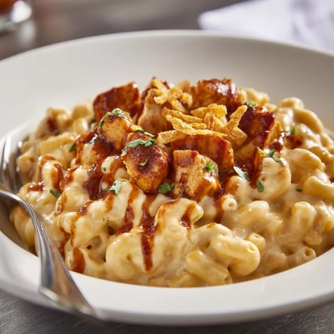 Honey BBQ Chicken Mac Cheese