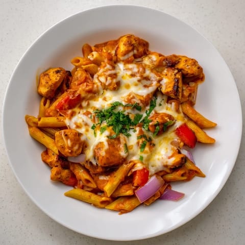 Baked Salsa Chicken Pasta