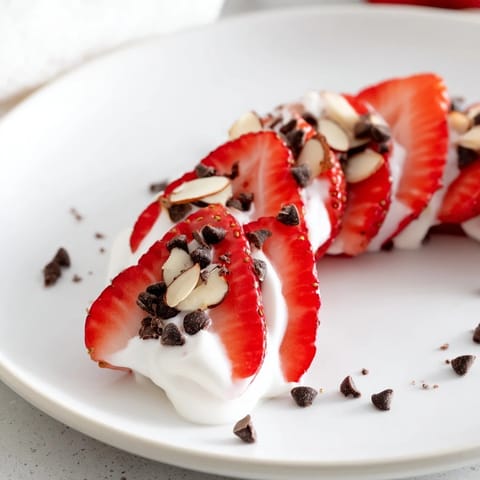 Yogurt Dipped Strawberry Halves