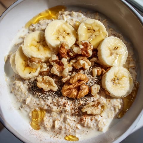 Microwave Banana Oats Bowl