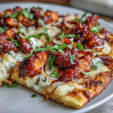 BBQ Chicken Flatbread Pizza