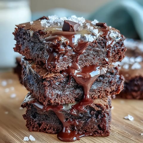 Dense tahini chocolate brownies with a rich, fudgy texture and a creamy tahini swirl throughout.