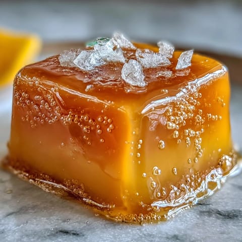 Refreshing Mango Agar-Agar Jelly Cubes layered with creamy coconut milk.