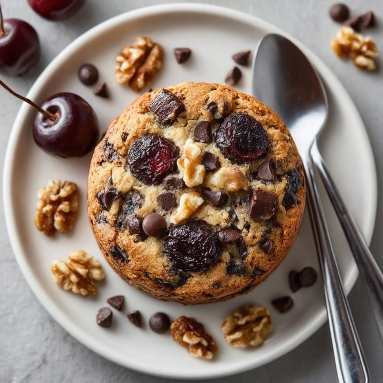 Close-up of dark chocolate chips and sweet cherries in a batch of delicious Cherry Chocolate Chip Cookies.