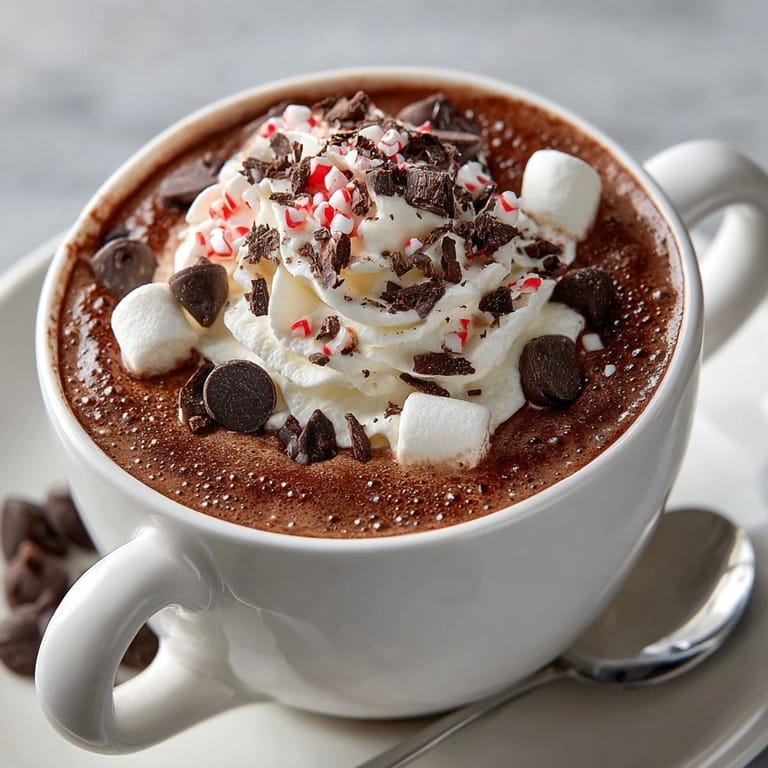 Homemade Slow Cooker Hot Chocolate, a decadent and simple treat for holiday gatherings.