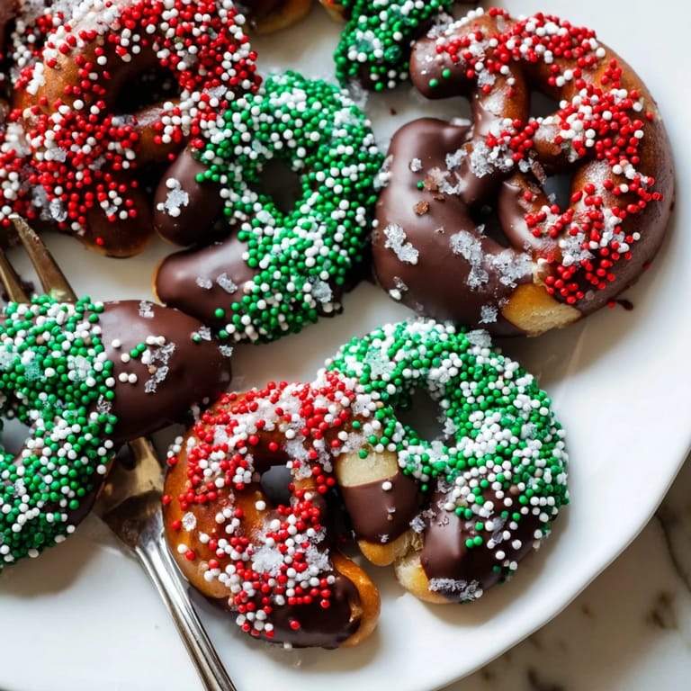Sweet and salty Festive Pretzel Christmas Cookies, perfect for festive gatherings and treats.