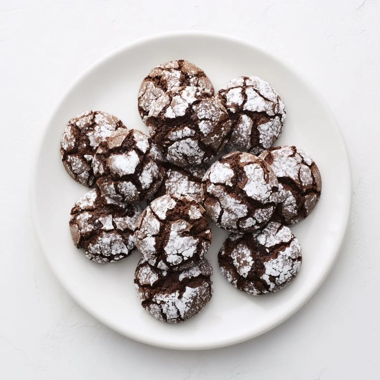 These homemade Chocolate Crinkle Cookies are an American classic, fudgy on the inside, and ready to be served.