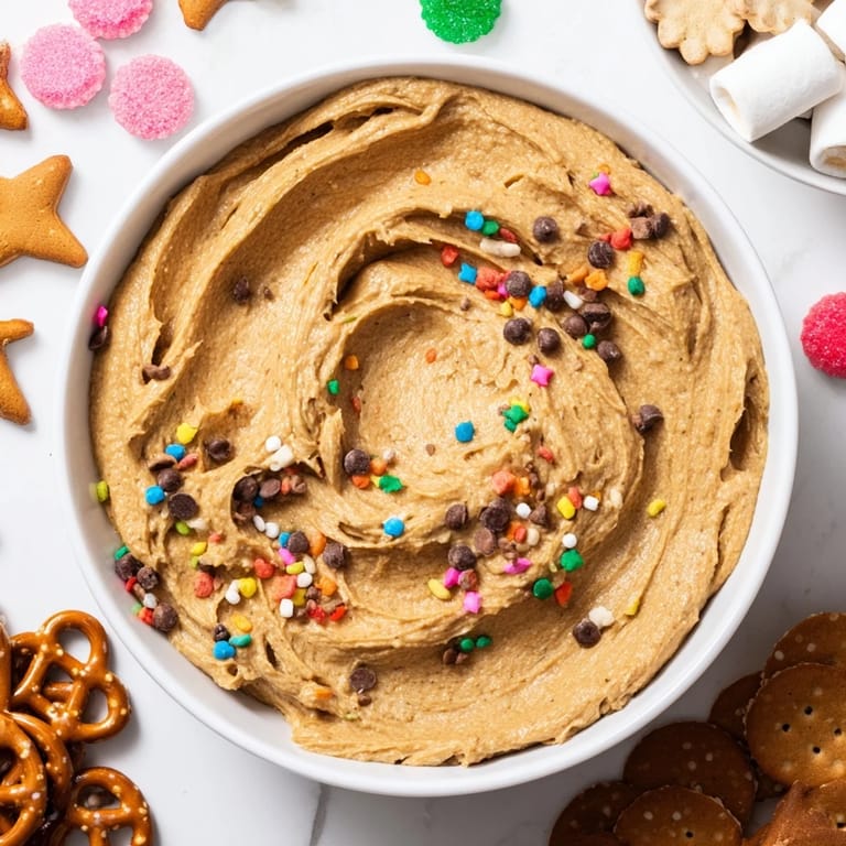 Holiday-ready Gingerbread House Dip board, a creamy dip with gingerbread cookies and dippers.