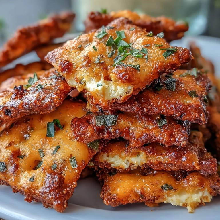 Crunchy homemade Cheez-Its infused with sharp cheddar, jalapeño spice, and a touch of smoked paprika.