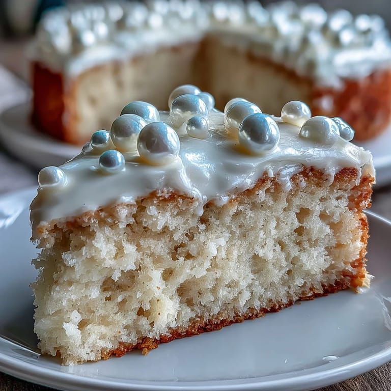 Communion Party Sheet Cake with Pearl Fondant: smooth fondant-covered sheet cake adorned with delicate edible pearls for a sacred celebration.