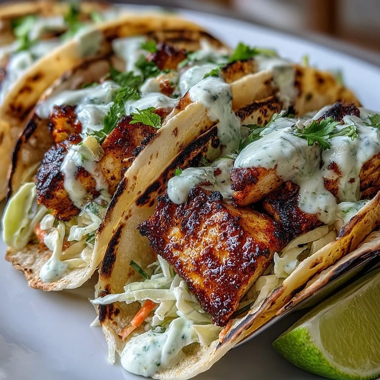 Fresh, vibrant coconut lime fish tacos with tender grilled fillets, bright slaw, and creamy drizzle, perfect for summer dining.  