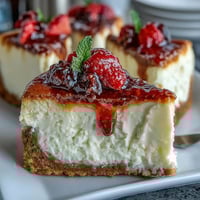 Graduation Cheesecake Bites with Diploma Picks: creamy mini cheesecakes topped with fresh berries and festive diploma picks for a perfect graduation party dessert.